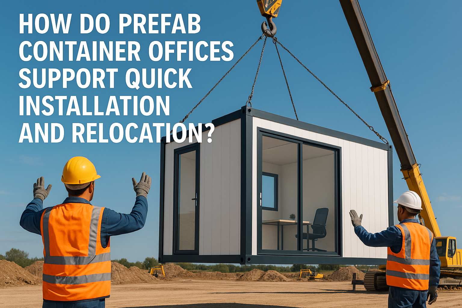 Paano sinusuportahan ng mga tanggapan ng prefab container ang mabilis na pag -install at relocation?