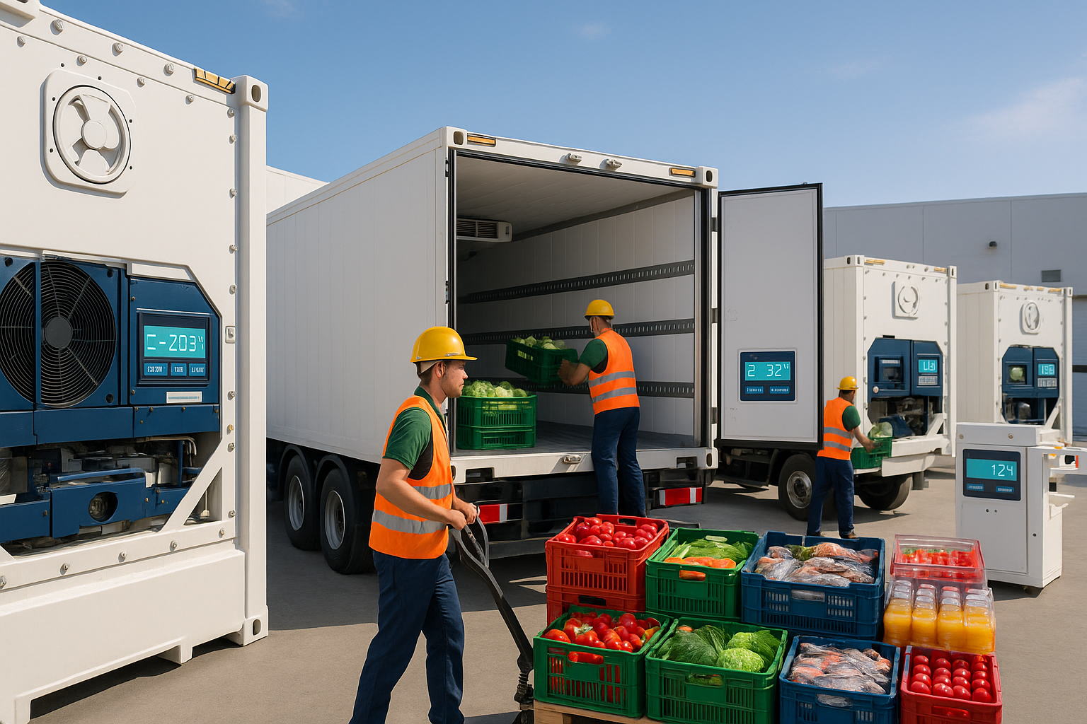 Paano ginagamit ang mga lalagyan ng malamig na imbakan sa logistik ng pagkain at inumin?