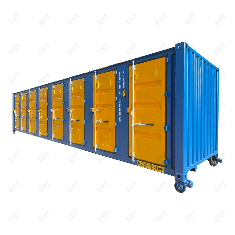 40ft 8-Door Side Opening Heavy-Duty Logistics Container